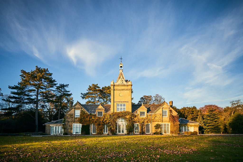 Hildon House against a blue sky